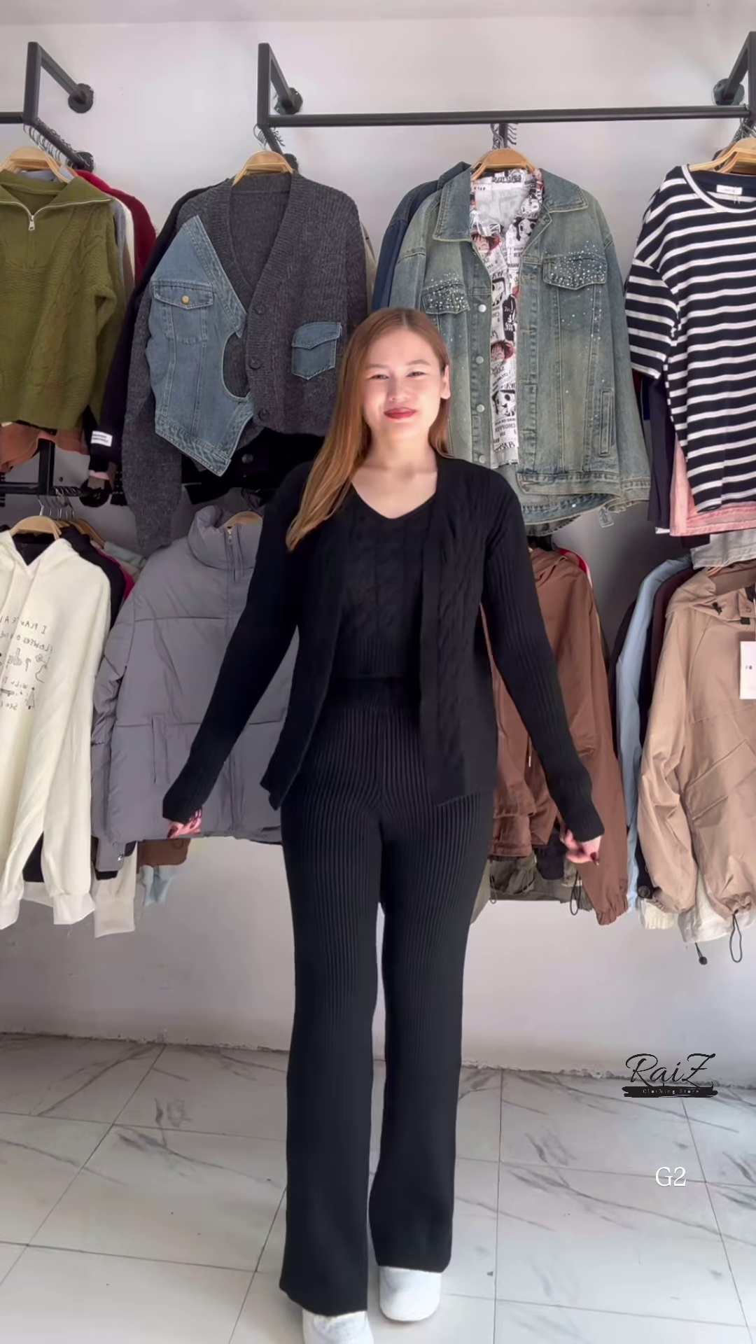 Aqua Blue Cable Knit Cardigan and Trouser Co-ord Set - Premium Winter Lounge & Casual Wear - Image 5